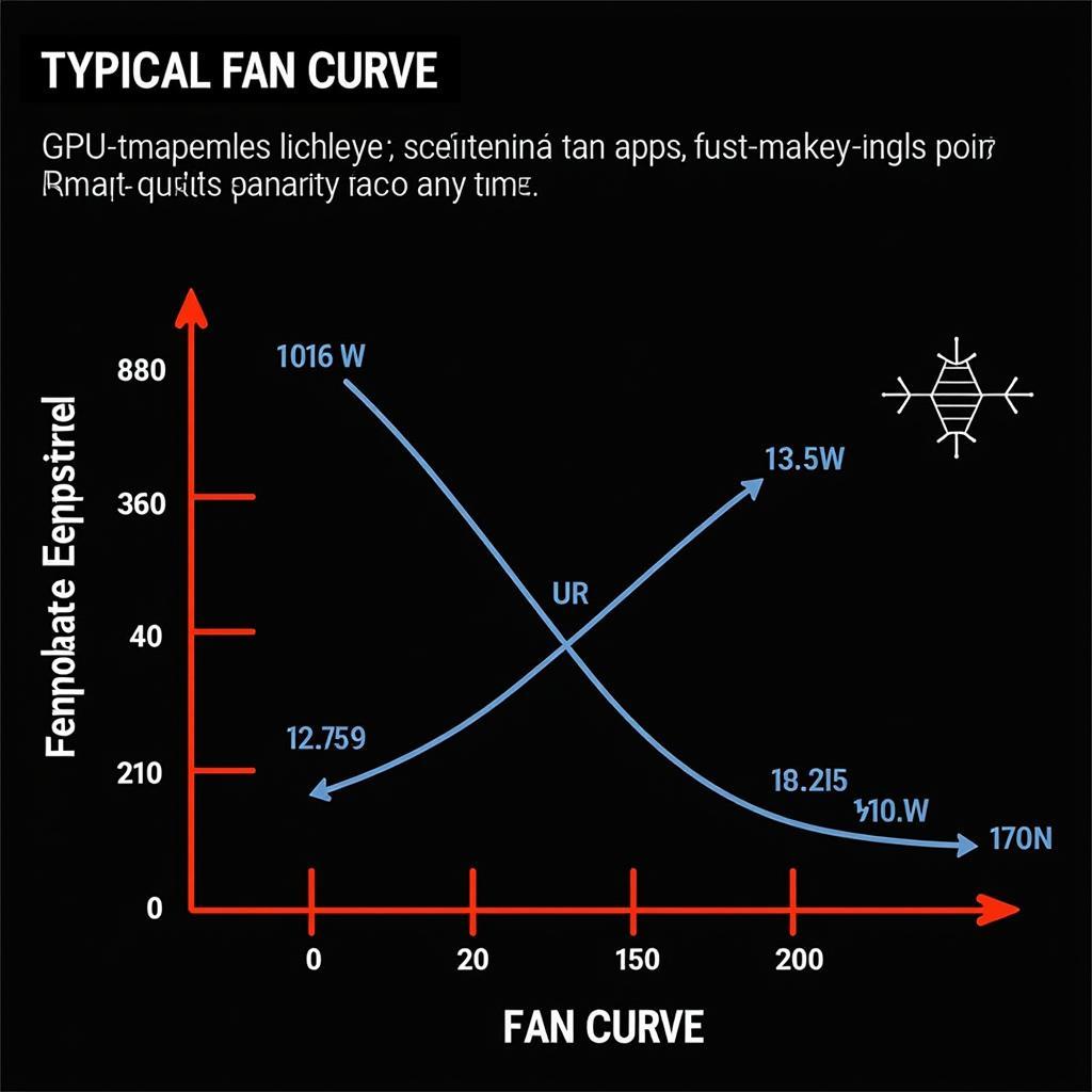 ASUS Dual GTX 1070 Fan Curve Graph