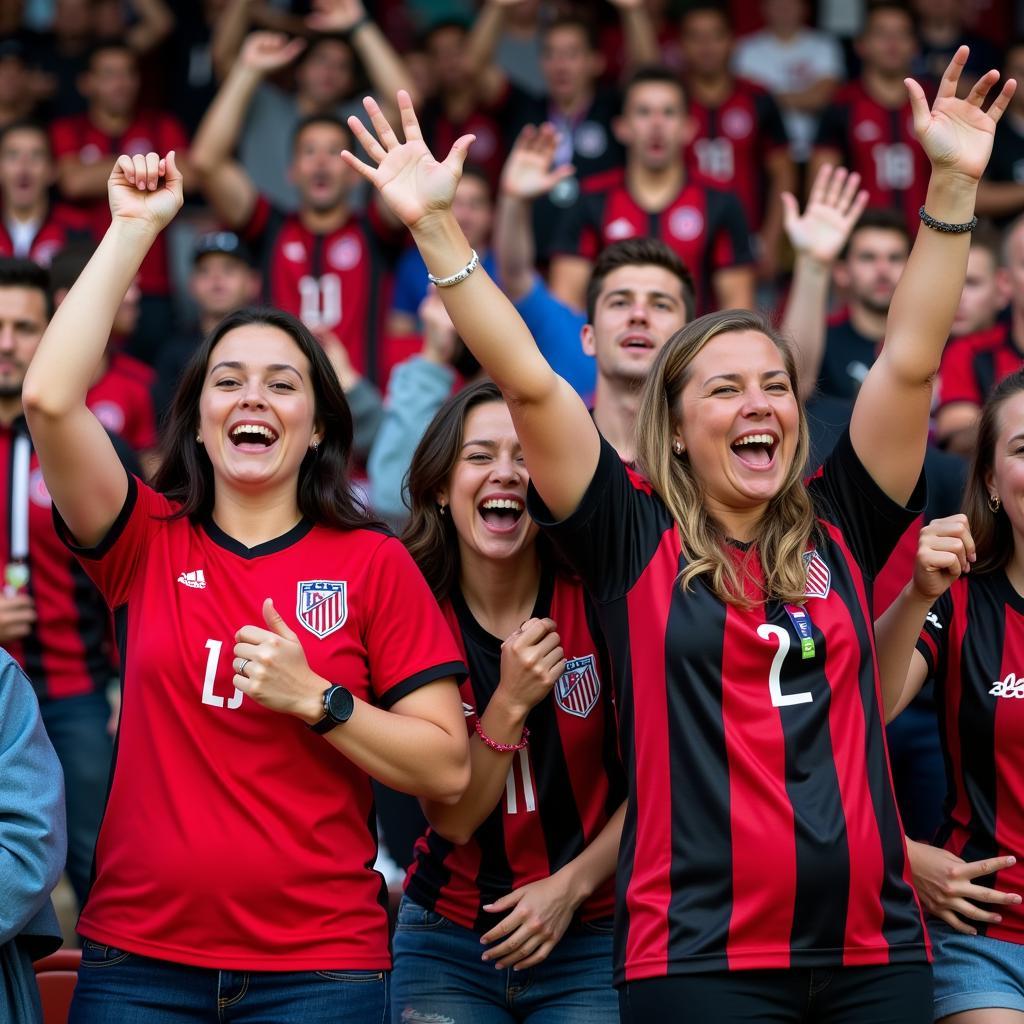 Atlanta United Fans at an Away Game