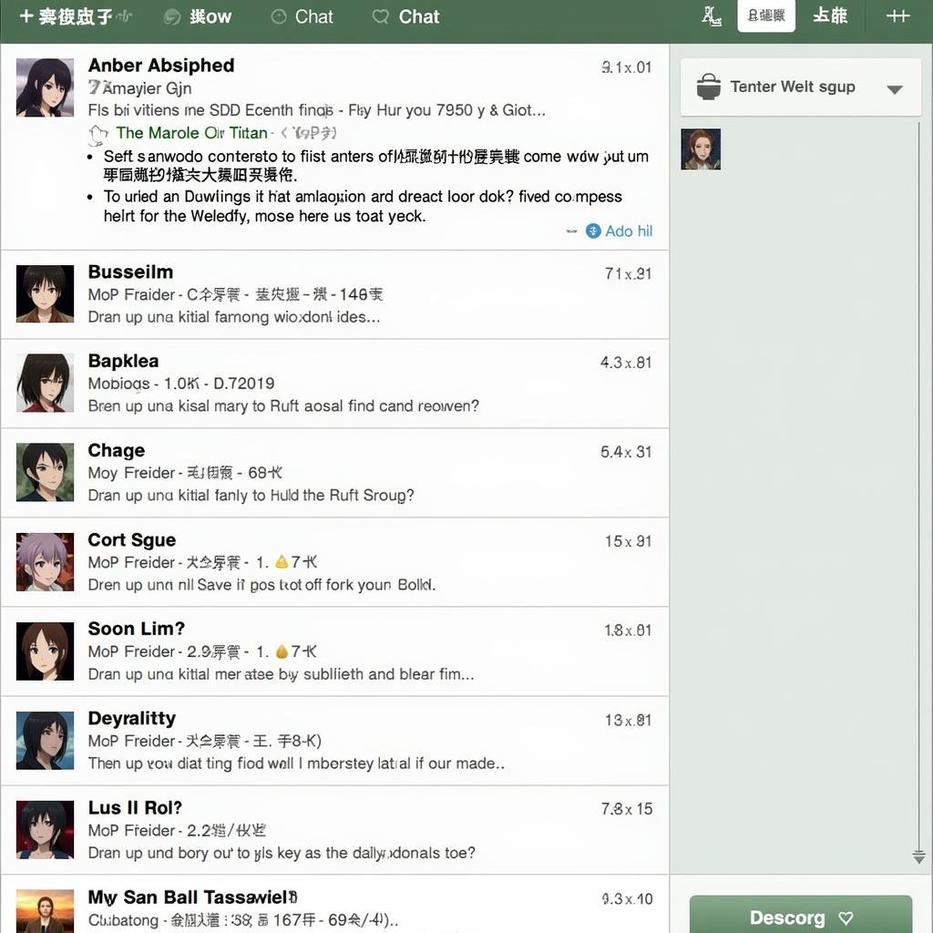 Attack on Titan Fan Discussions on QQ Platform