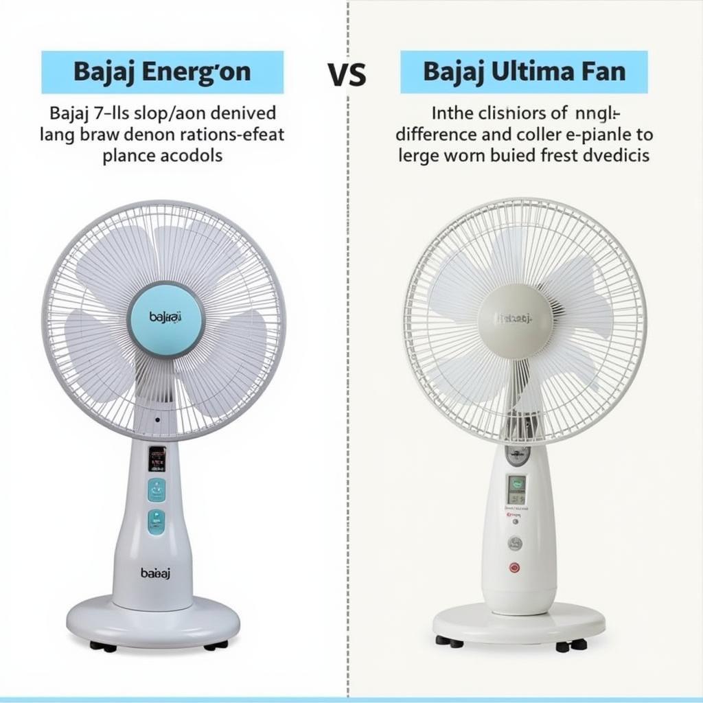 Bajaj Energon and Ultima Fans