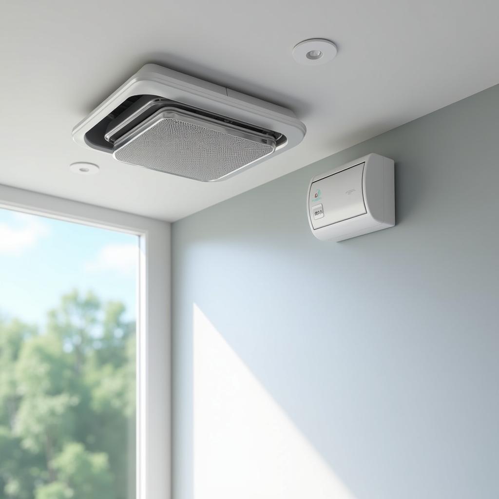 Bathroom Fan with Humidity Sensor