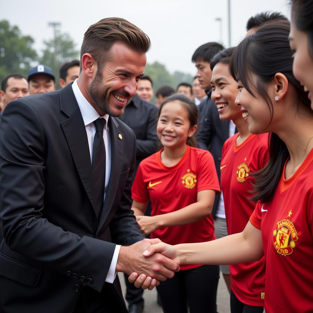 David Beckham visits Vietnam