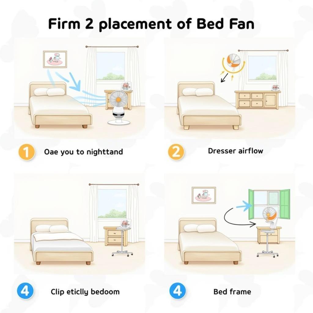 Ideal Placement of Bed Fan