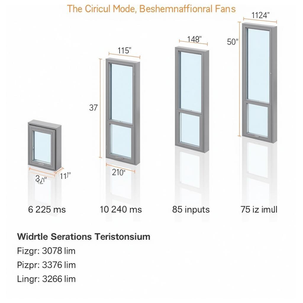 Comparing Sizes of Bionaire Thin Window Fans