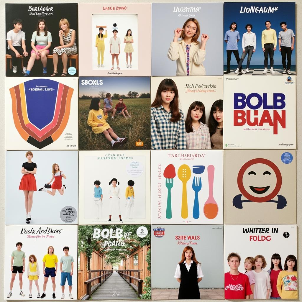 Bolbbalgan4 Album Covers Displayed