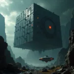 Starship Encounters a Borg Cube in a Fan Film