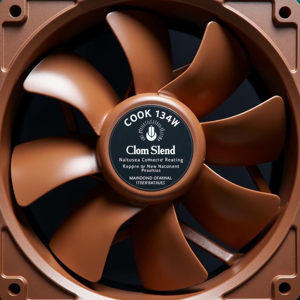 Bronze Computer Fan for Optimal Cooling