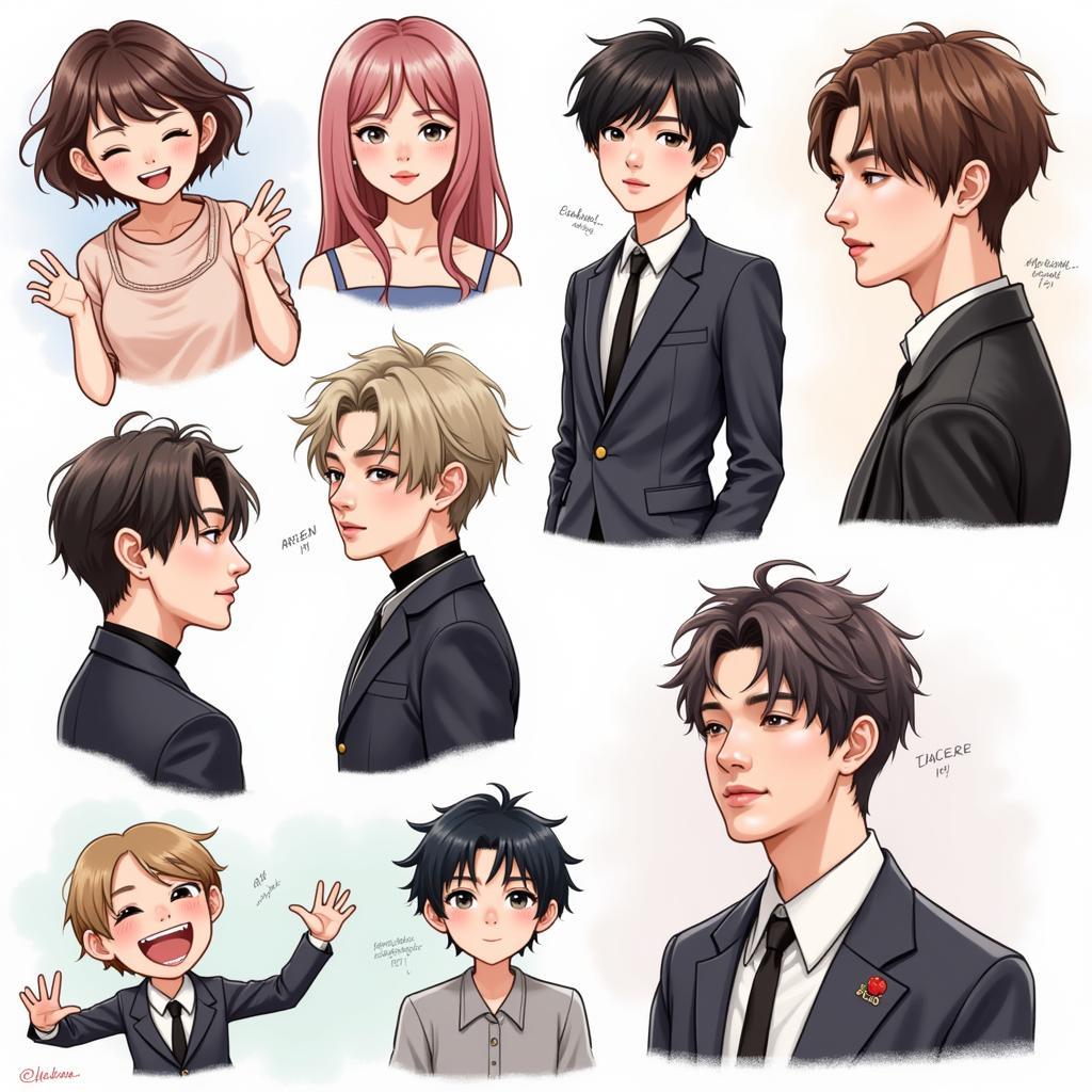 BTS Fanart Copyright Examples