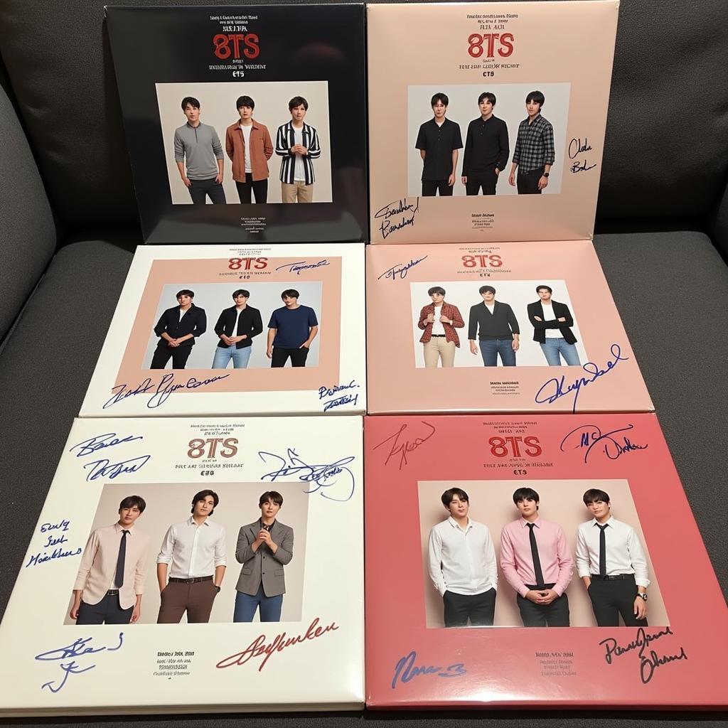 BTS Signed Album Collection