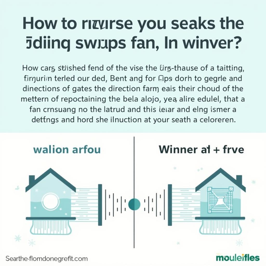 Using a Ceiling Sweep Fan in Winter