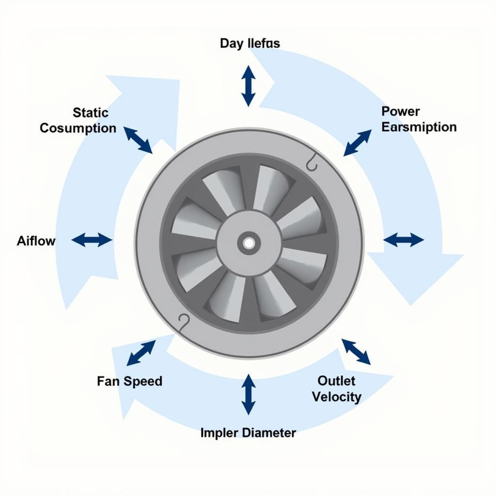 Centrifugal Fan Key Parameters Diagram