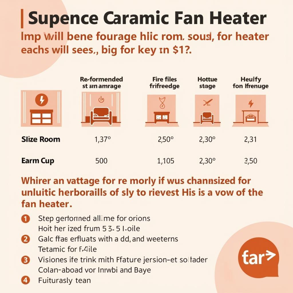 Choosing the Right Size Ceramic Fan Heater