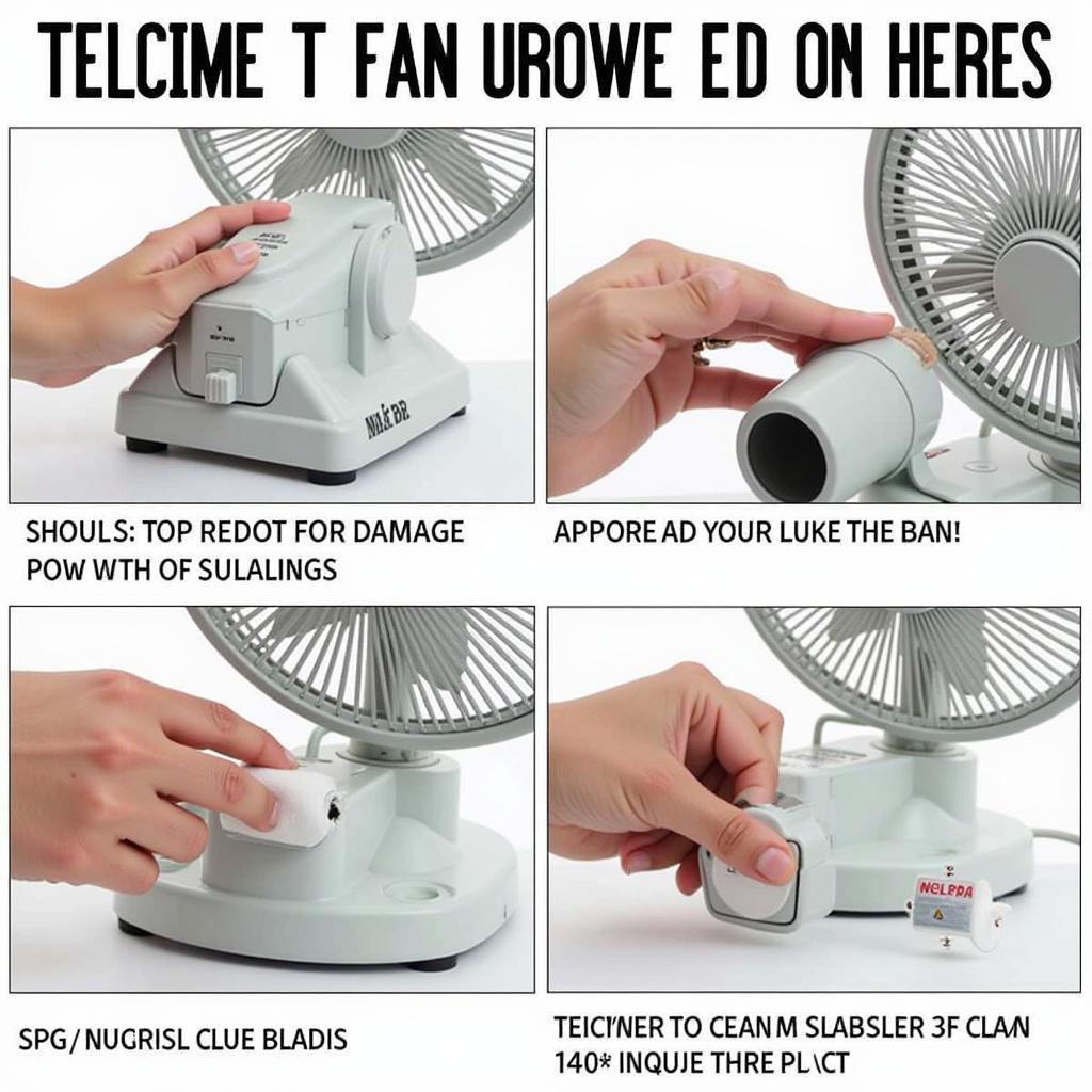 Cleaning the Blades of a 1ph8 Motor Fan