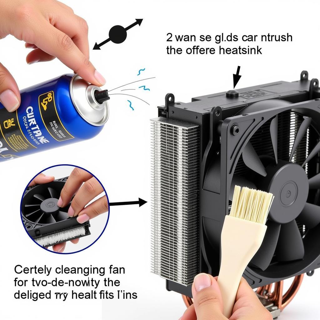 Cleaning a CPU Fan