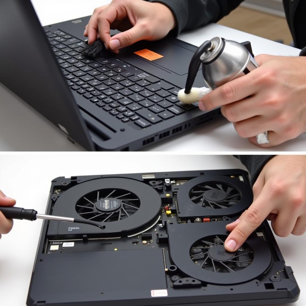 Cleaning Dell Laptop Fan