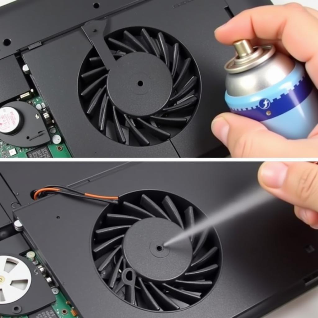 Cleaning Dell Laptop Fan - Dust Removal