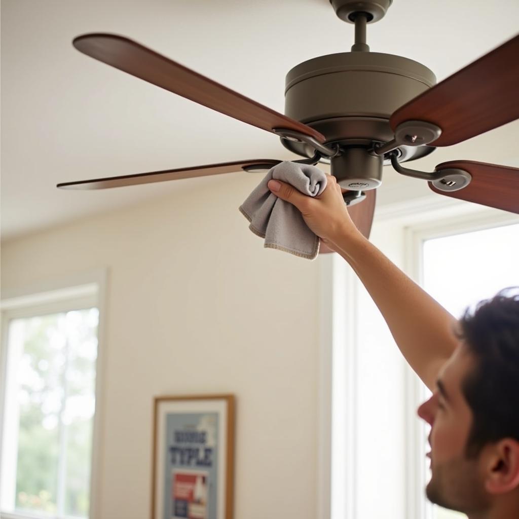 Cleaning and Maintaining an Energy Saving Ceiling Fan for Optimal Performance