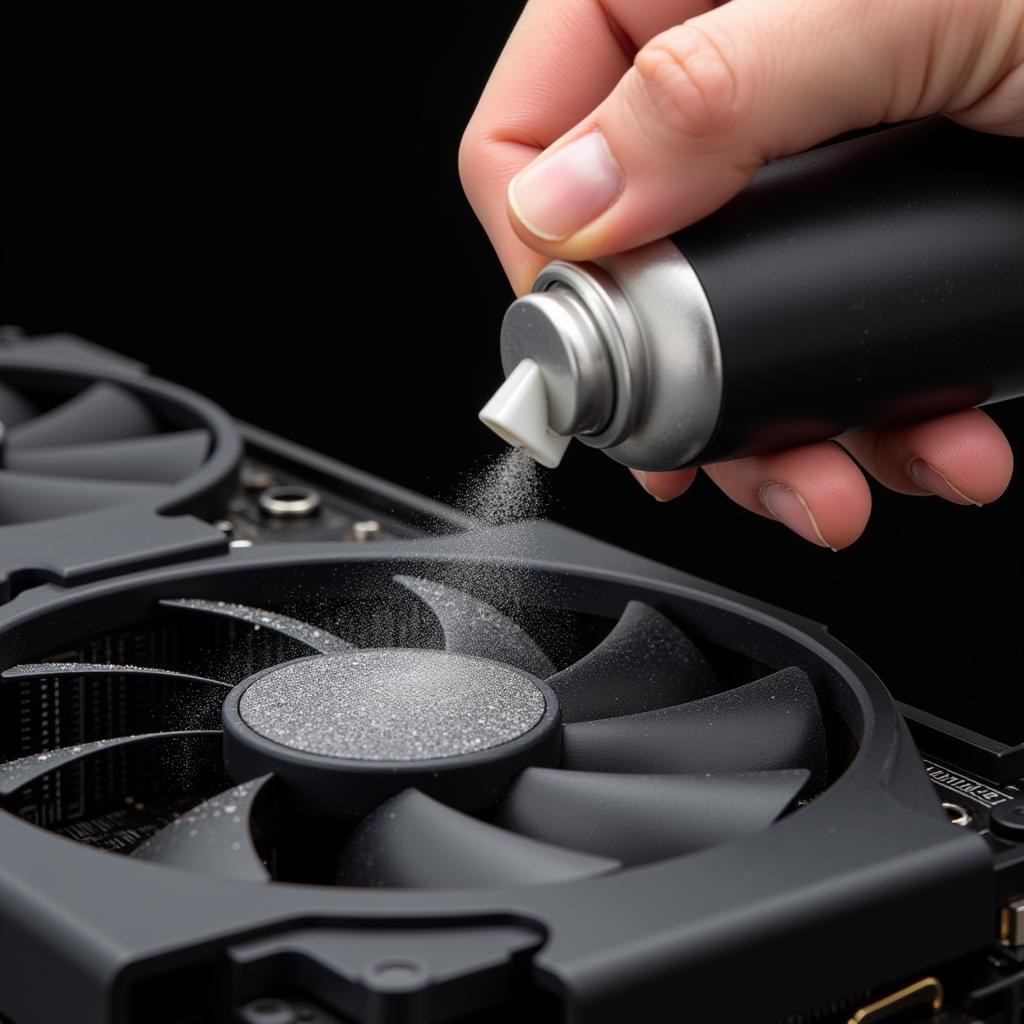 Cleaning a GPU Fan