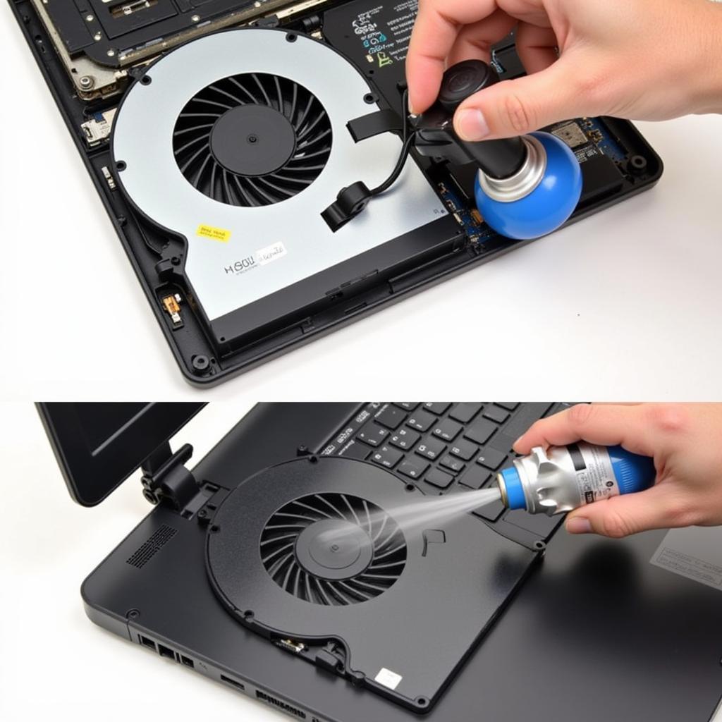 Cleaning the Fan of an Asus K55VD Laptop