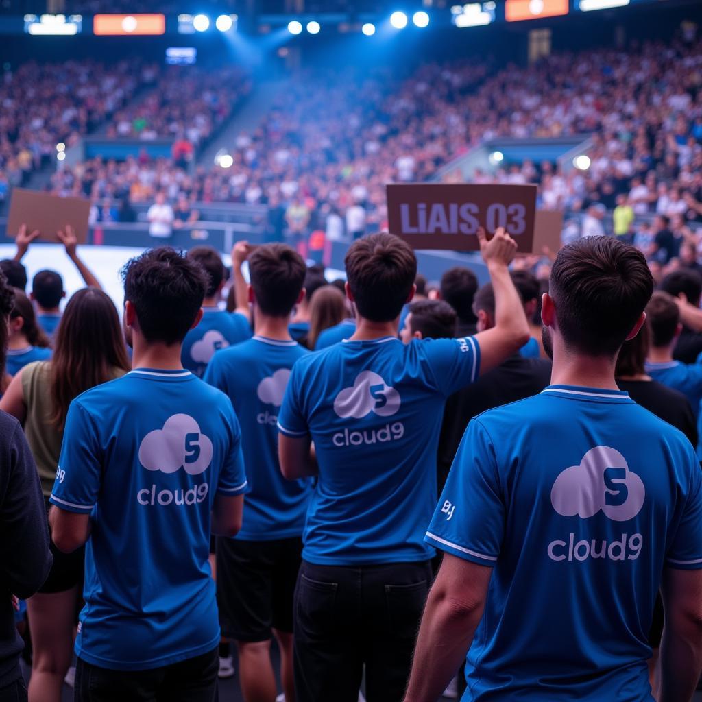 The passion of Cloud9 fans