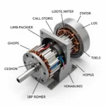 Cold Room Fan Motor Components Diagram