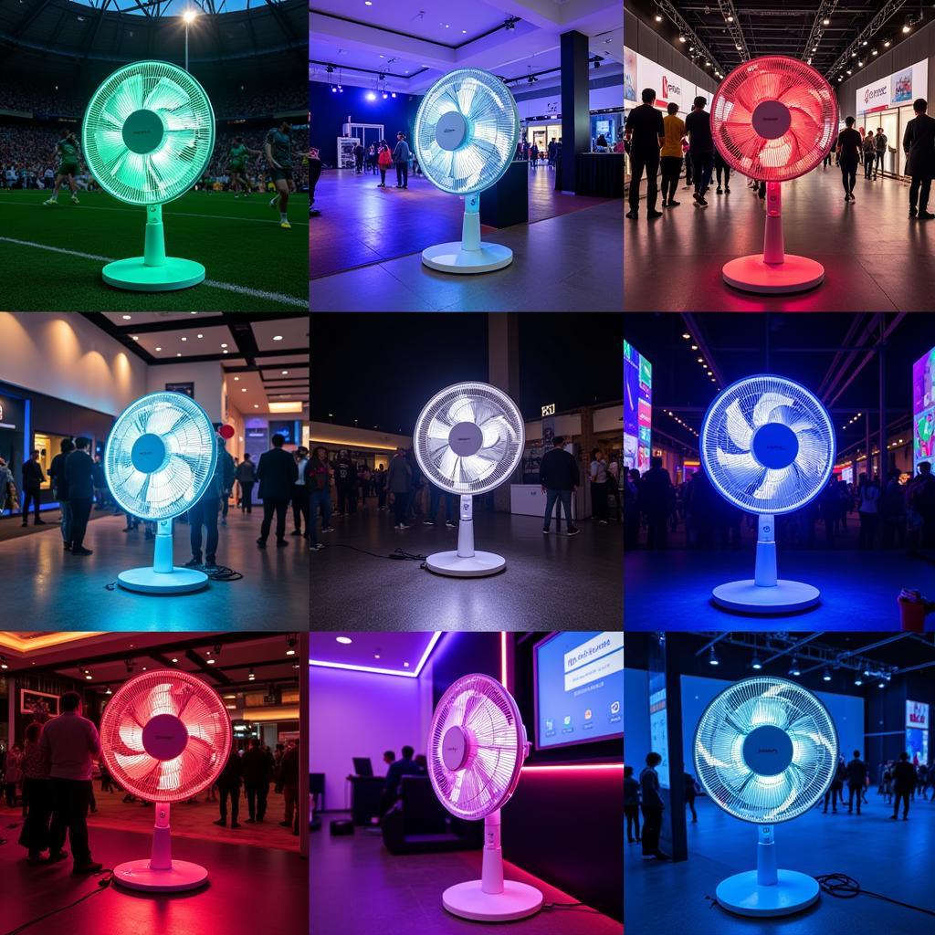 Applications of Combo Fan LED Stand