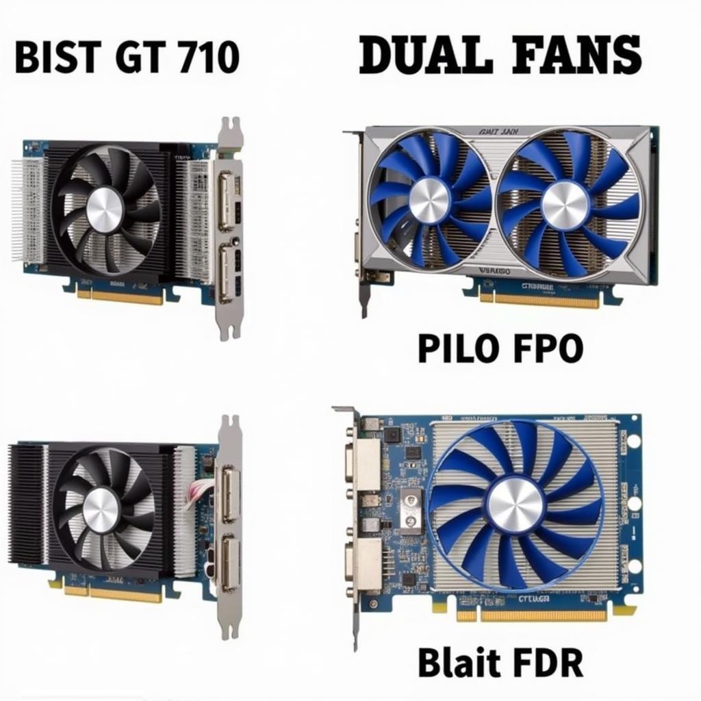 Comparing GT 710 Single and Dual Fan Designs