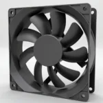 Compressed Fan 3D Model Rendering