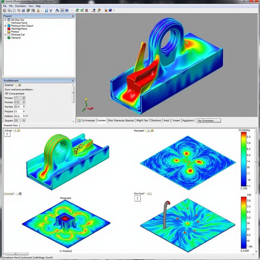 Compressed Ventilation Fan 3D Model Analysis