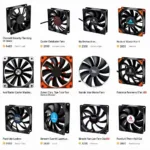 Cooler Master Fan Selection on Tiki