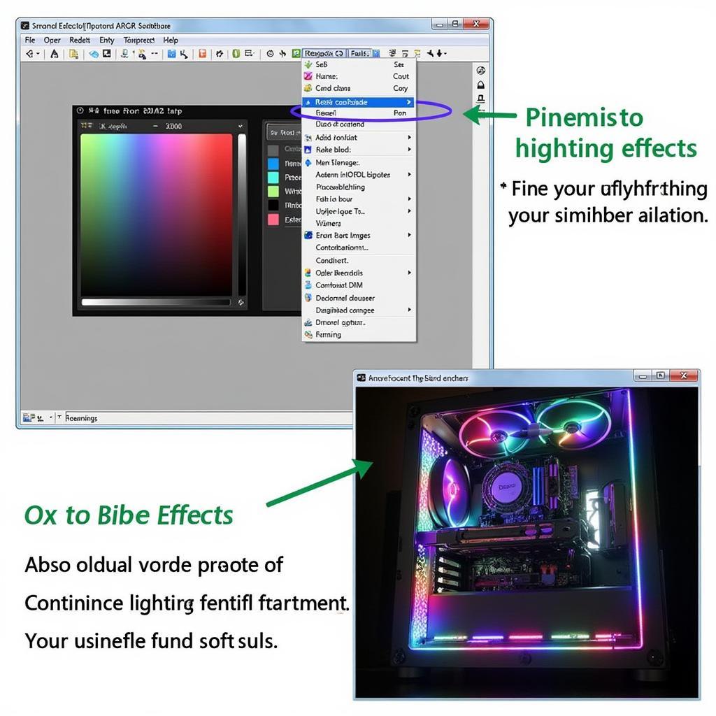 Controlling RGB lighting of the Cooler Master MasterFan MF120R ARGB using software.