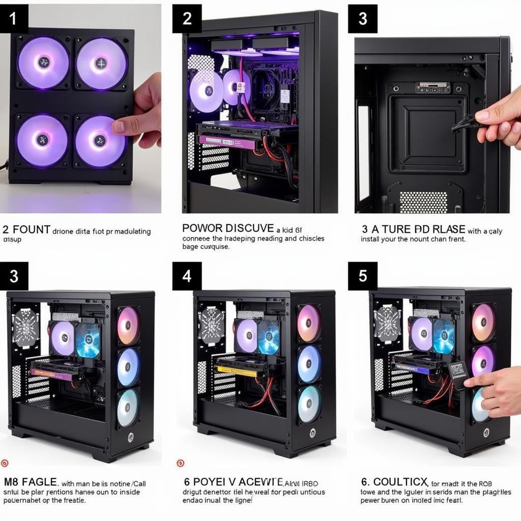 Installing Cooler Master MF 120 ARGB Fans in a PC Case