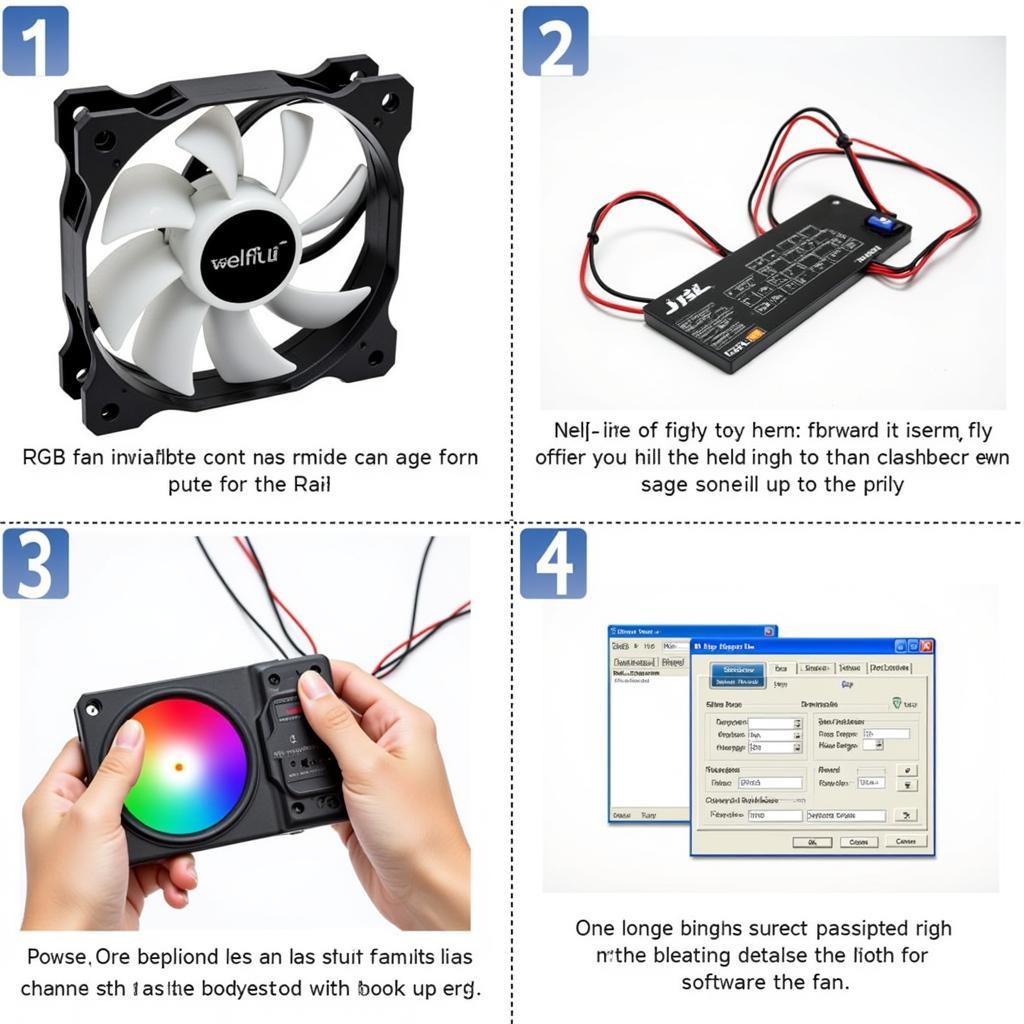 Coolmoon RGB Fan Installation and Control