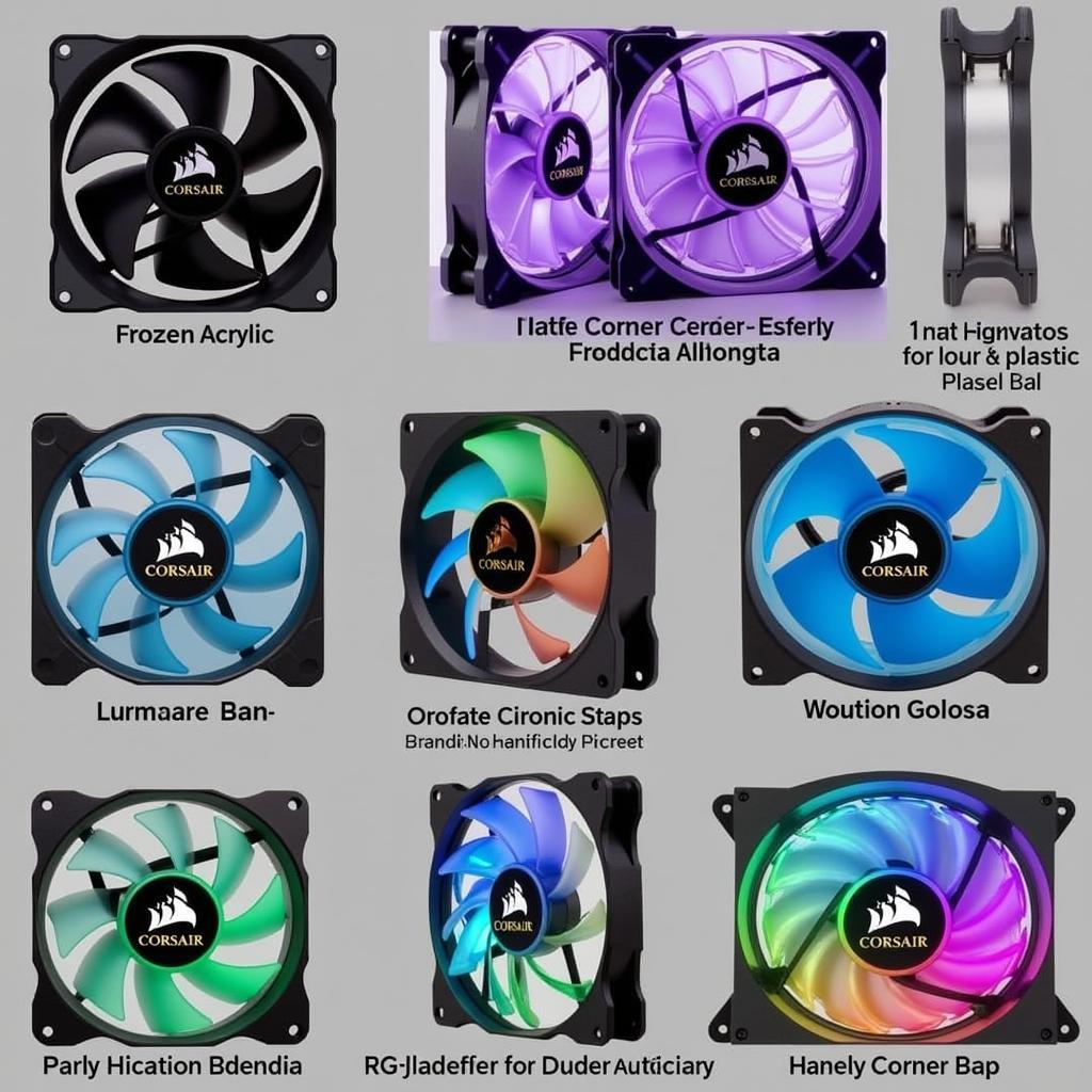 Custom Fan Blades for Corsair HD120