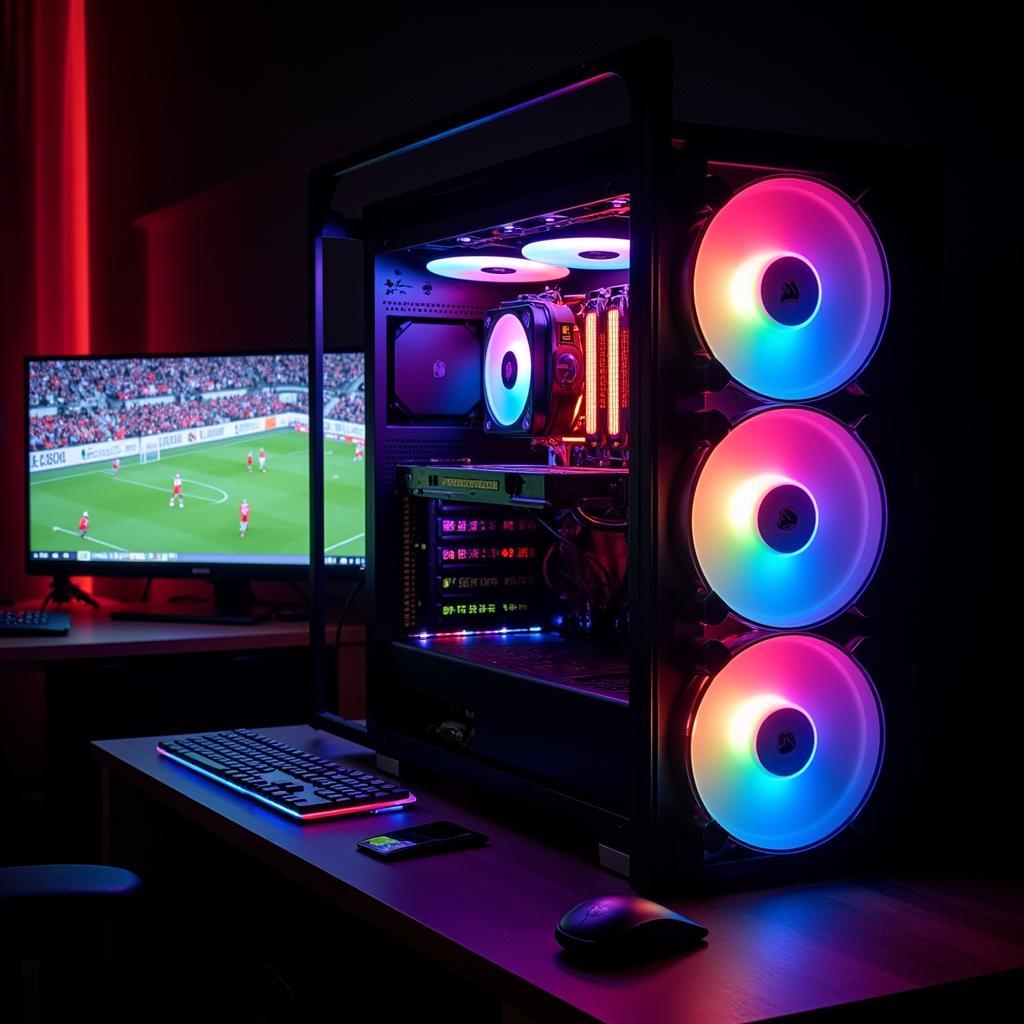 Corsair LI140 RGB Fan Setup for Football Fans