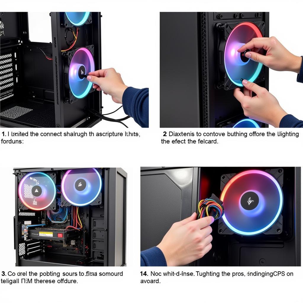 Step-by-step Corsair RGB Fan Installation Guide