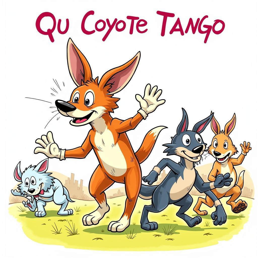 Humorous Coyote Tango Fan Art