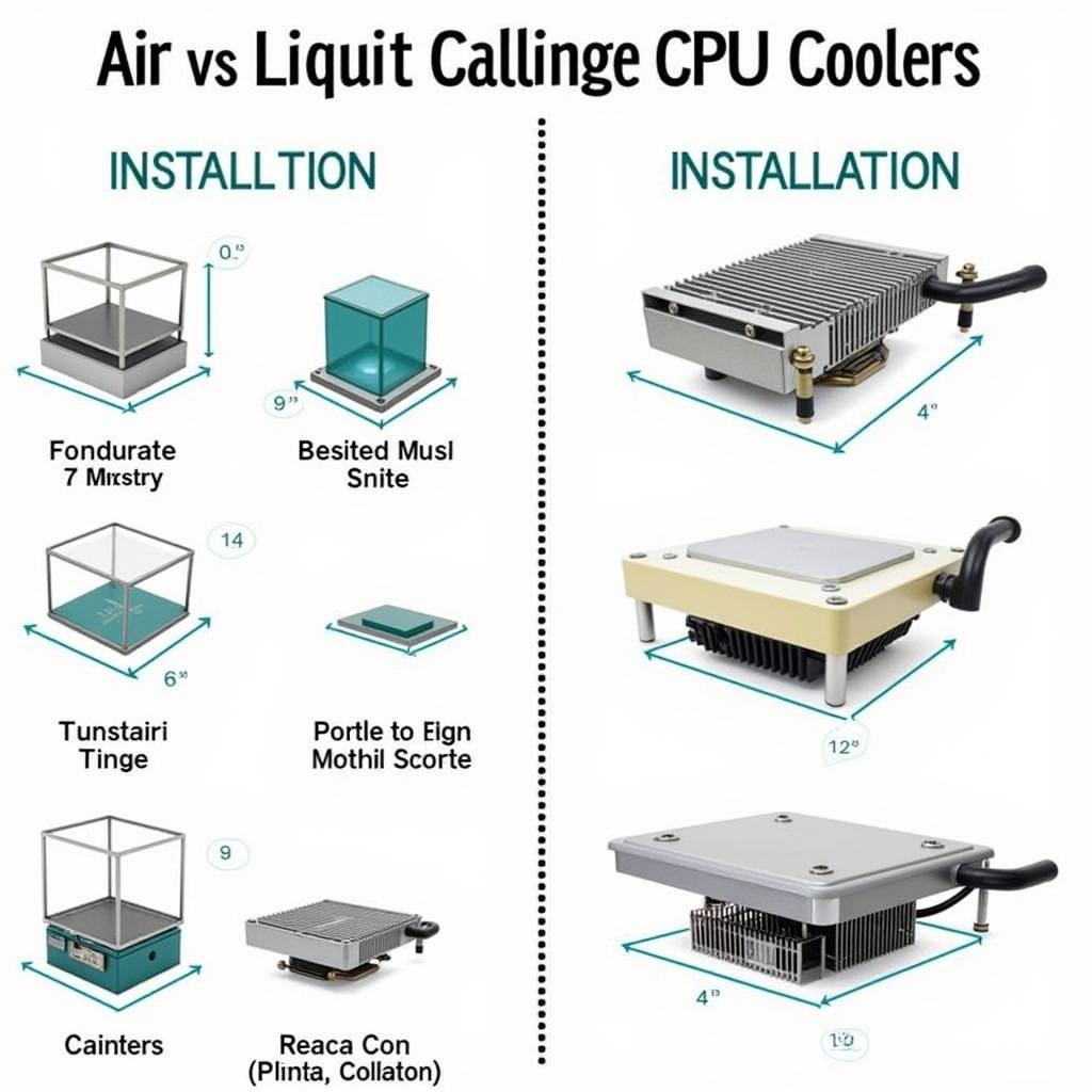 Air and Liquid CPU Cooler Comparison