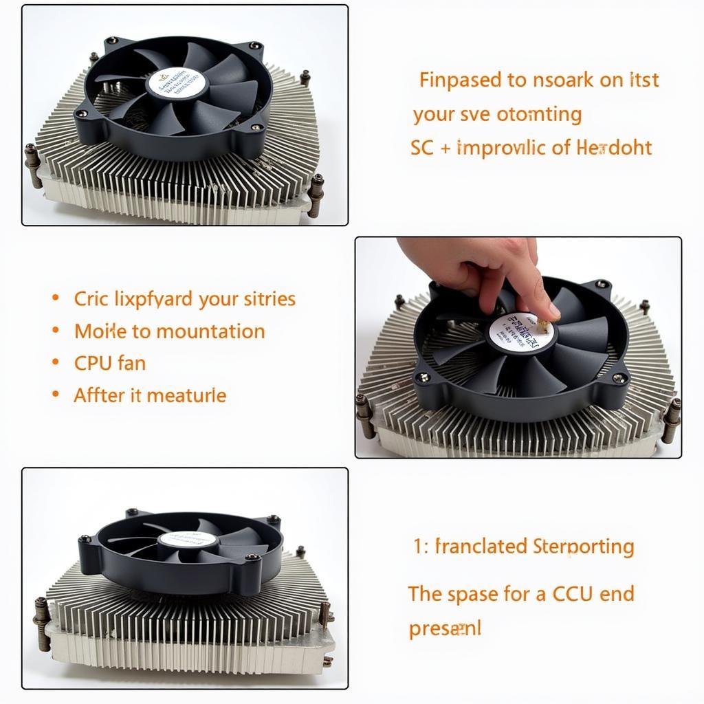 CPU Fan Heatsink Installation