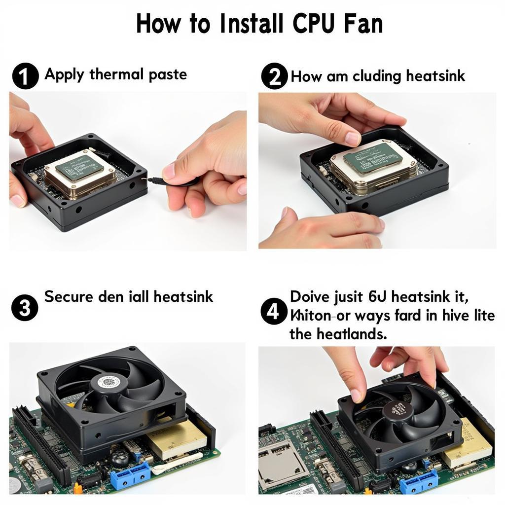 CPU Fan Installation Process