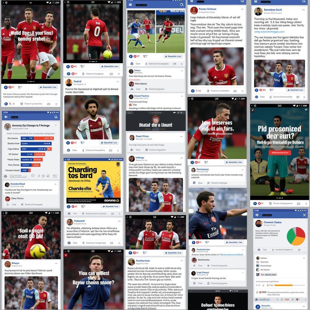 Creating engaging Facebook content for football fans