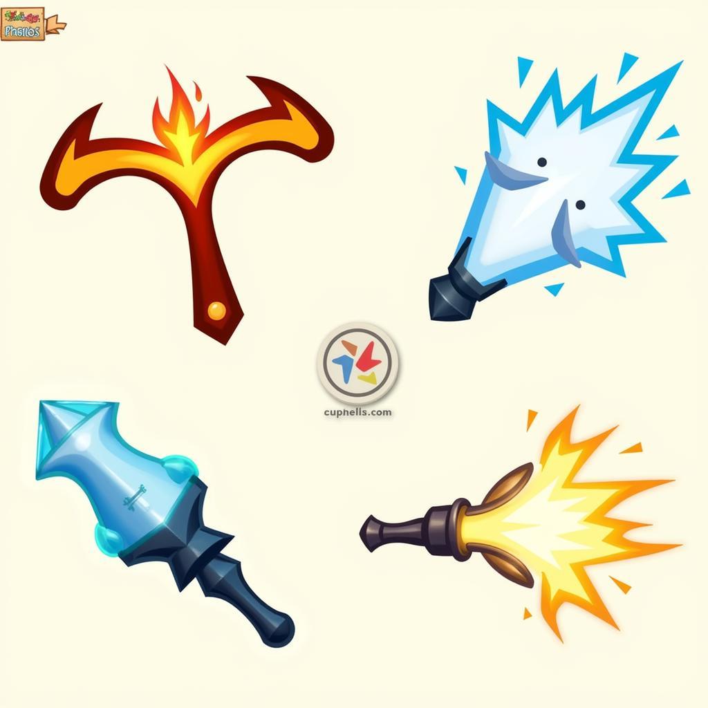 Cuphead Fan Weapon Elemental Attacks