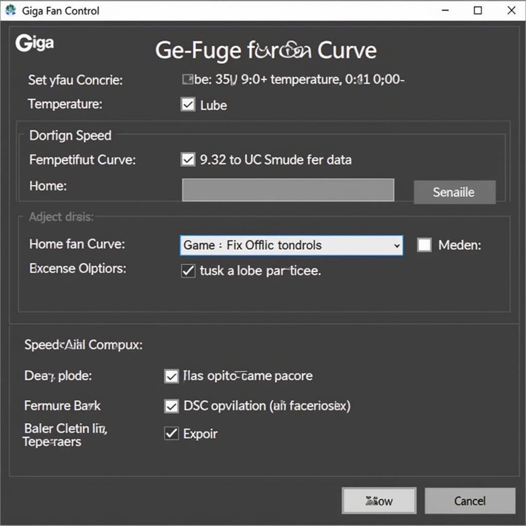 Custom Fan Curve in Giga Software