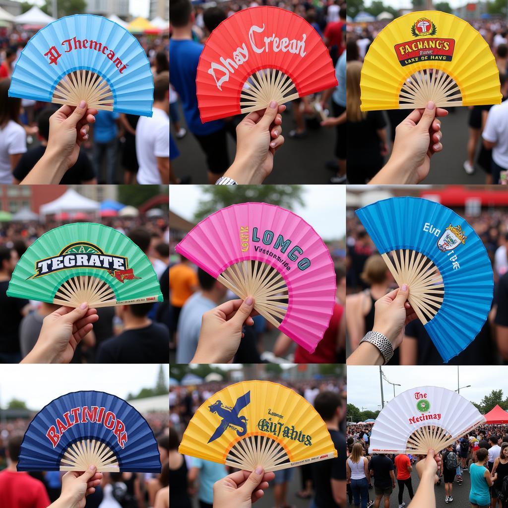 Custom Plastic Fans for Events