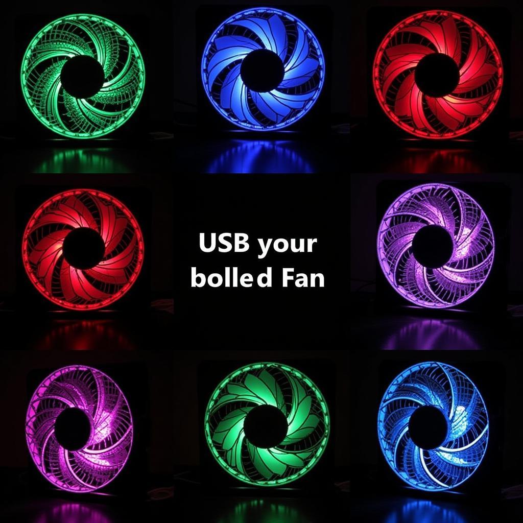 Customized USB Fans Examples