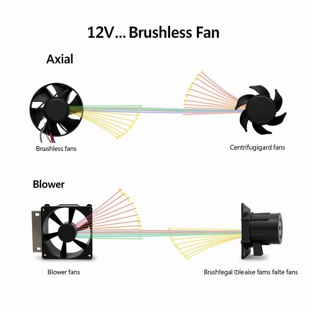 DC Brushless Fan 12V Types