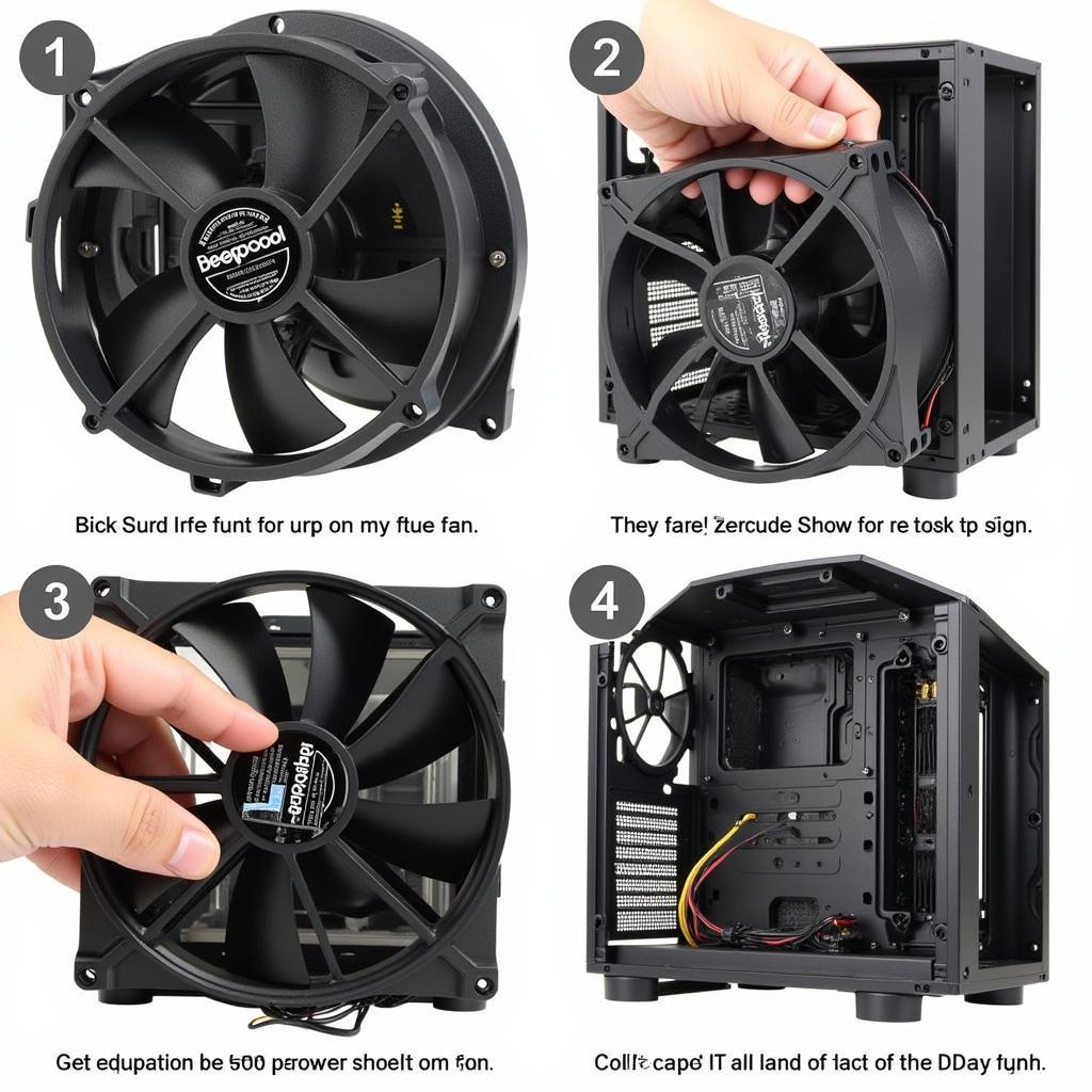 Installing a Deepcool 120mm Fan