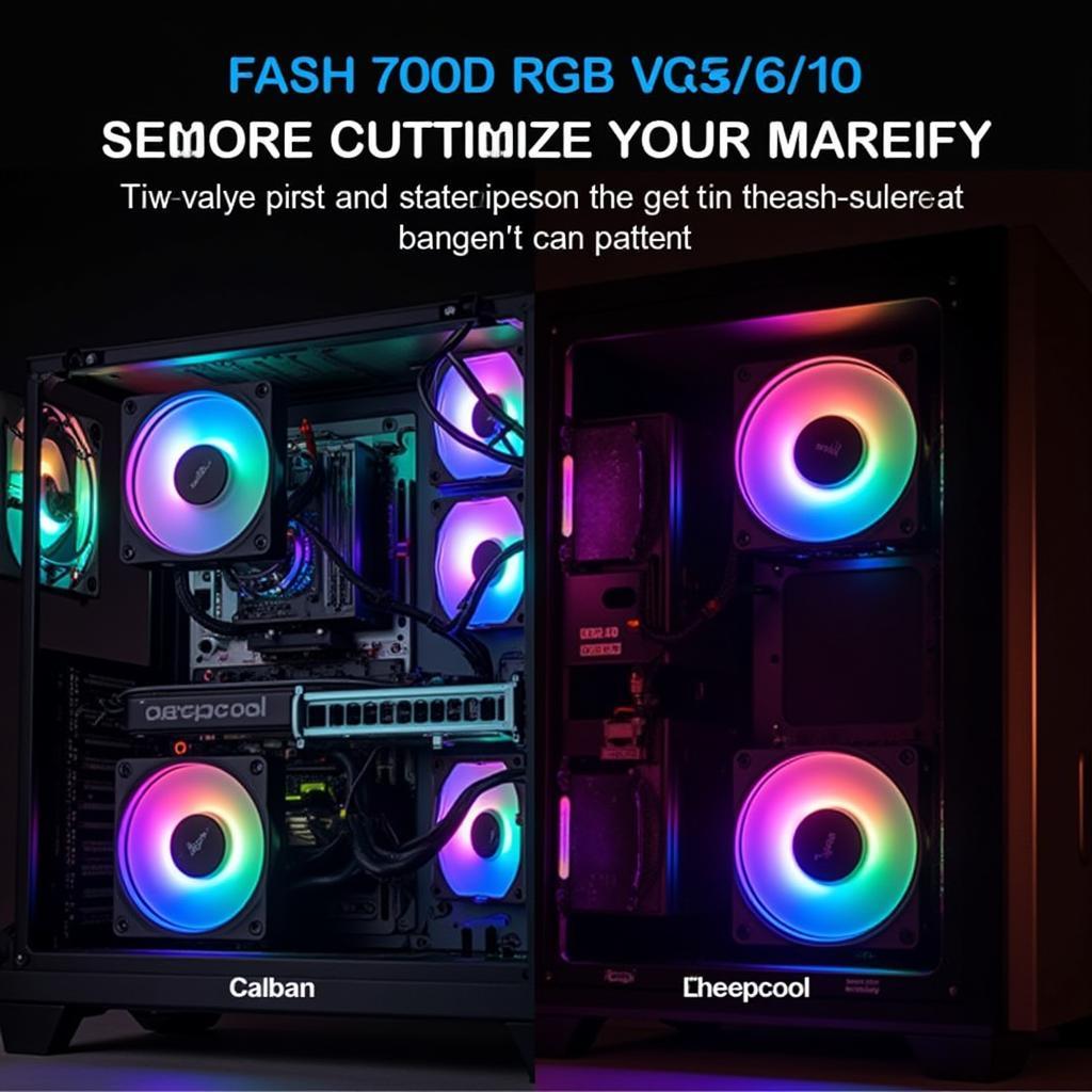 Deepcool MF120 RGB Lighting Effects