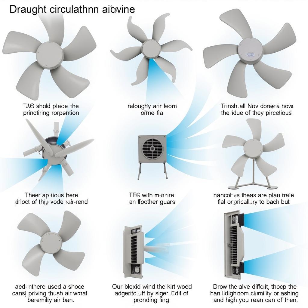 Different Types of Draught Circulating Air Fans: Pedestal, Tower, Wall-Mounted, and Ceiling