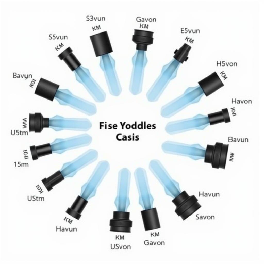 Different IPX9 Fan Jet Nozzle Types